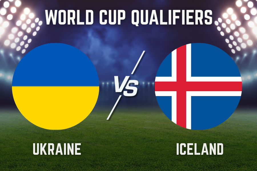 the match of iceland and ukraine in uefa world cup qualifiers